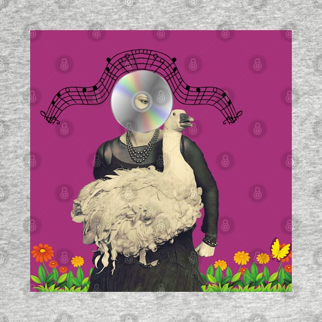 Opera Singer Goose with Supportive Mom | Mother's Day by Cosmic Story Designer